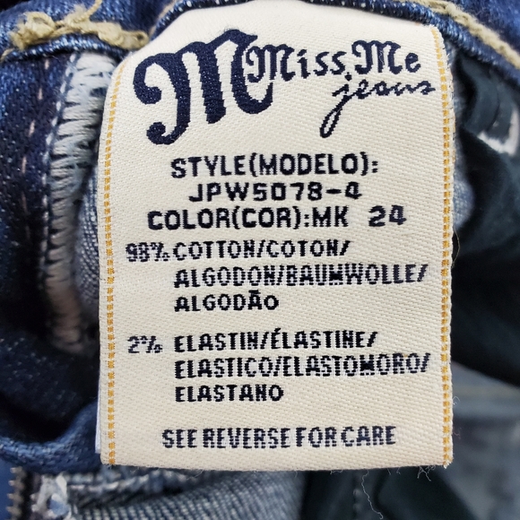 Miss Me boot cut jeans JPW5078-4 size 28 - Picture 7 of 13
